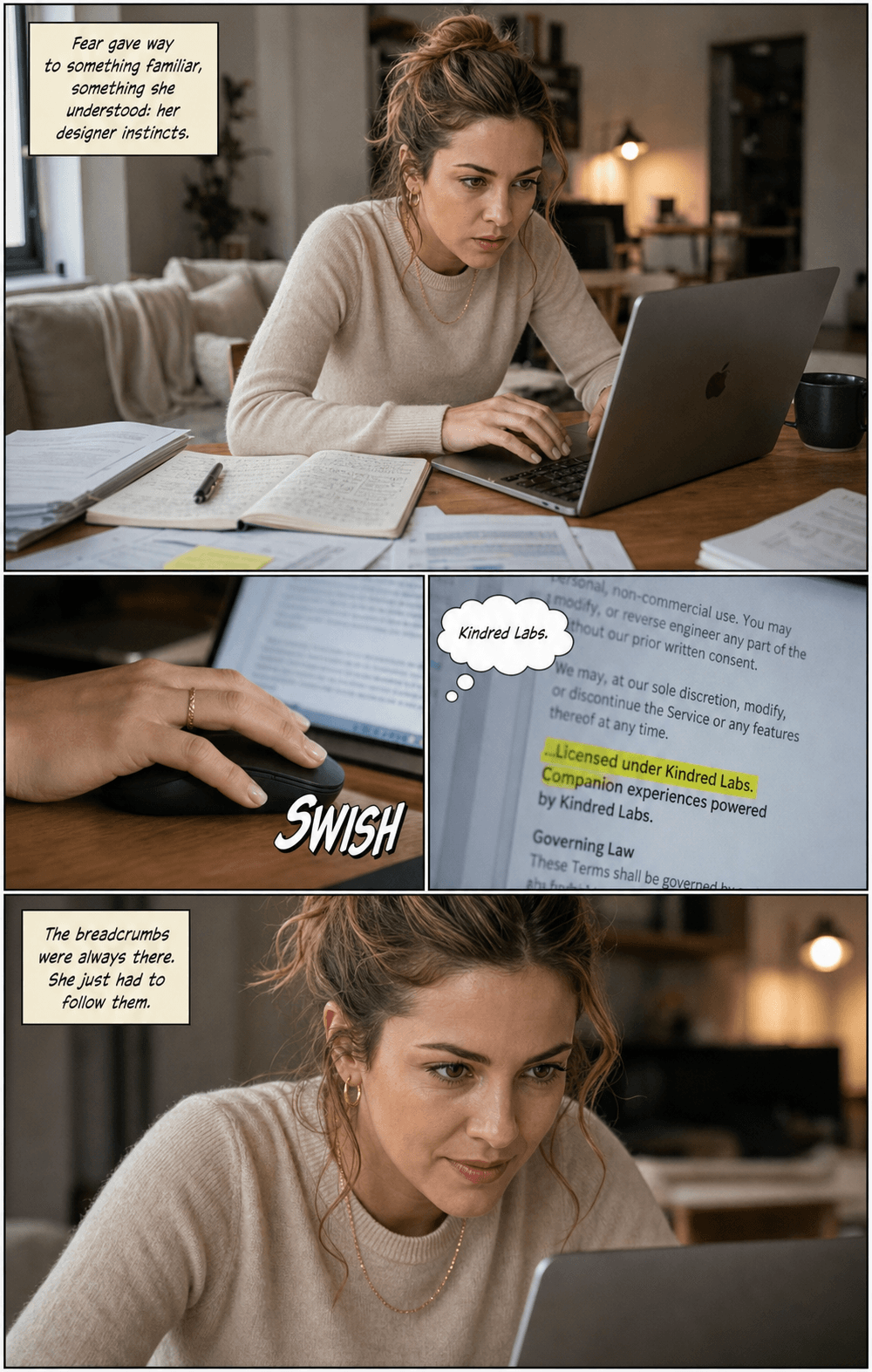The Man Who Isn't, page 5 of 8, Realism 2.0 style