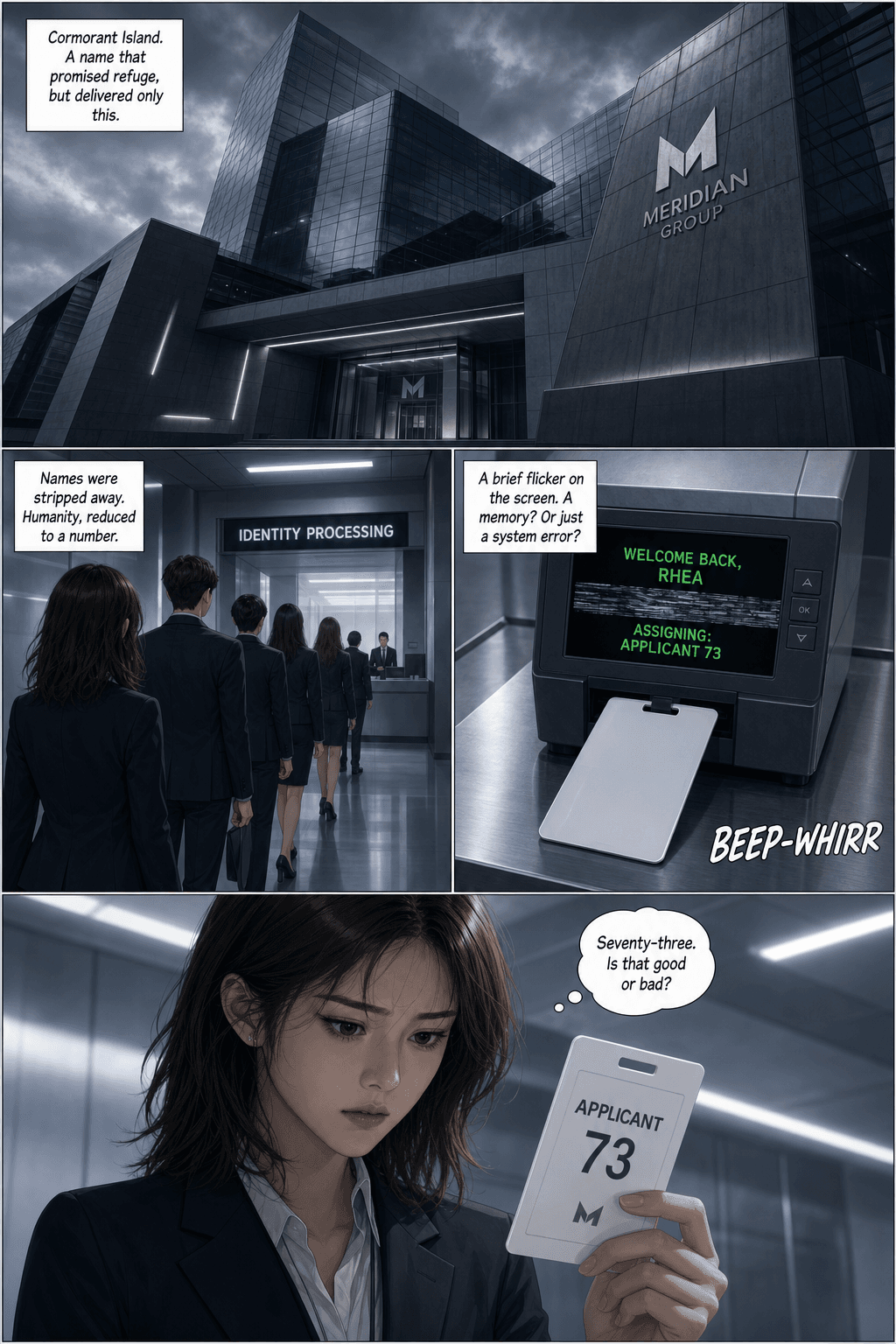 One Hundred Chairs, page 2 of 9, Manhwa style