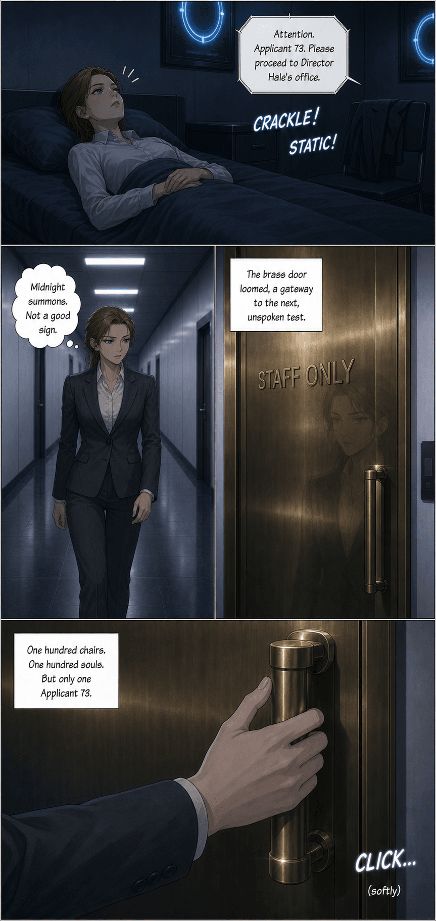 One Hundred Chairs, page 9 of 9, Manhwa style