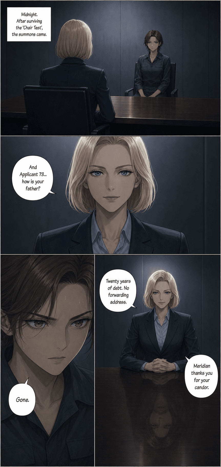 The Expense Report, page 1 of 8, Manhwa style