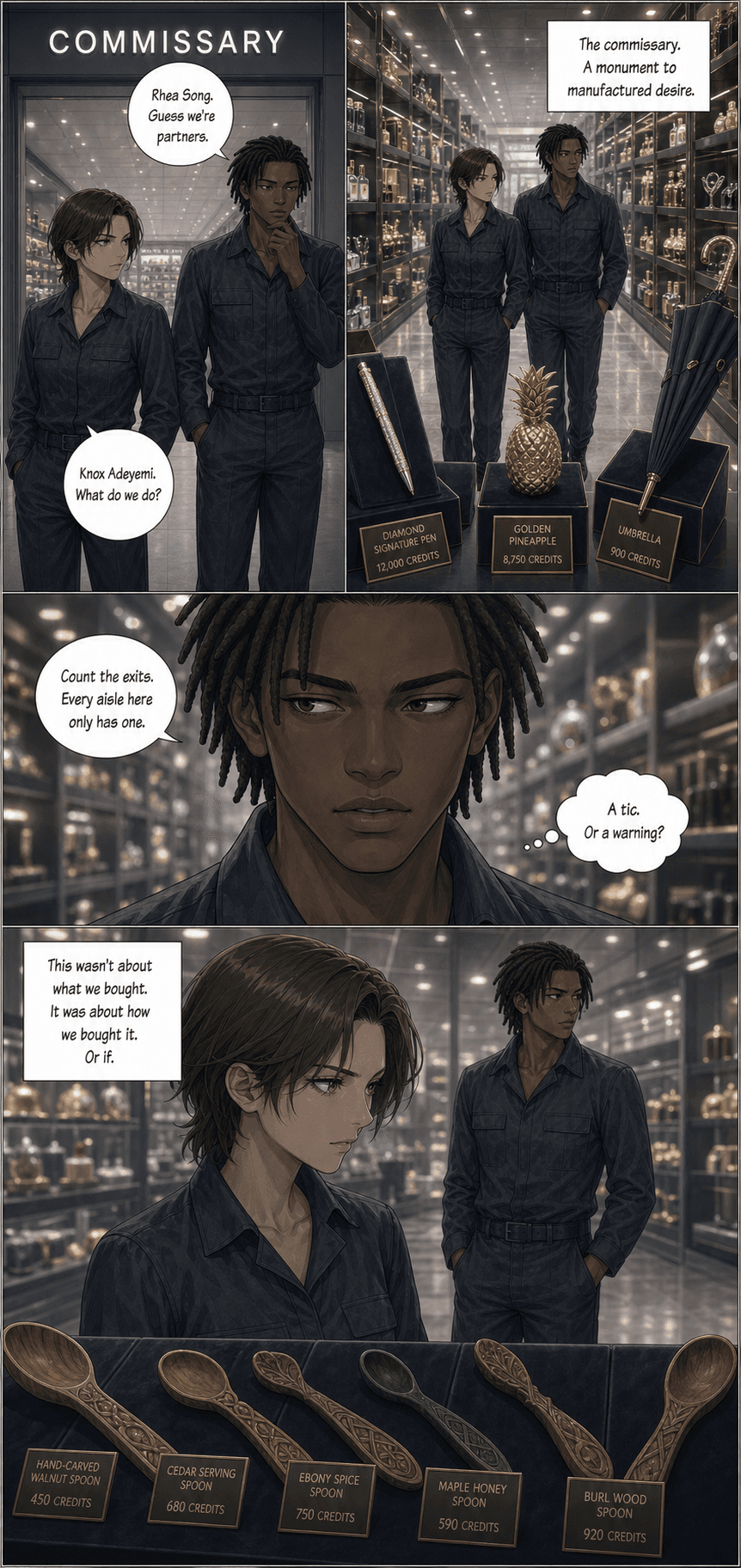 The Expense Report, page 3 of 8, Manhwa style