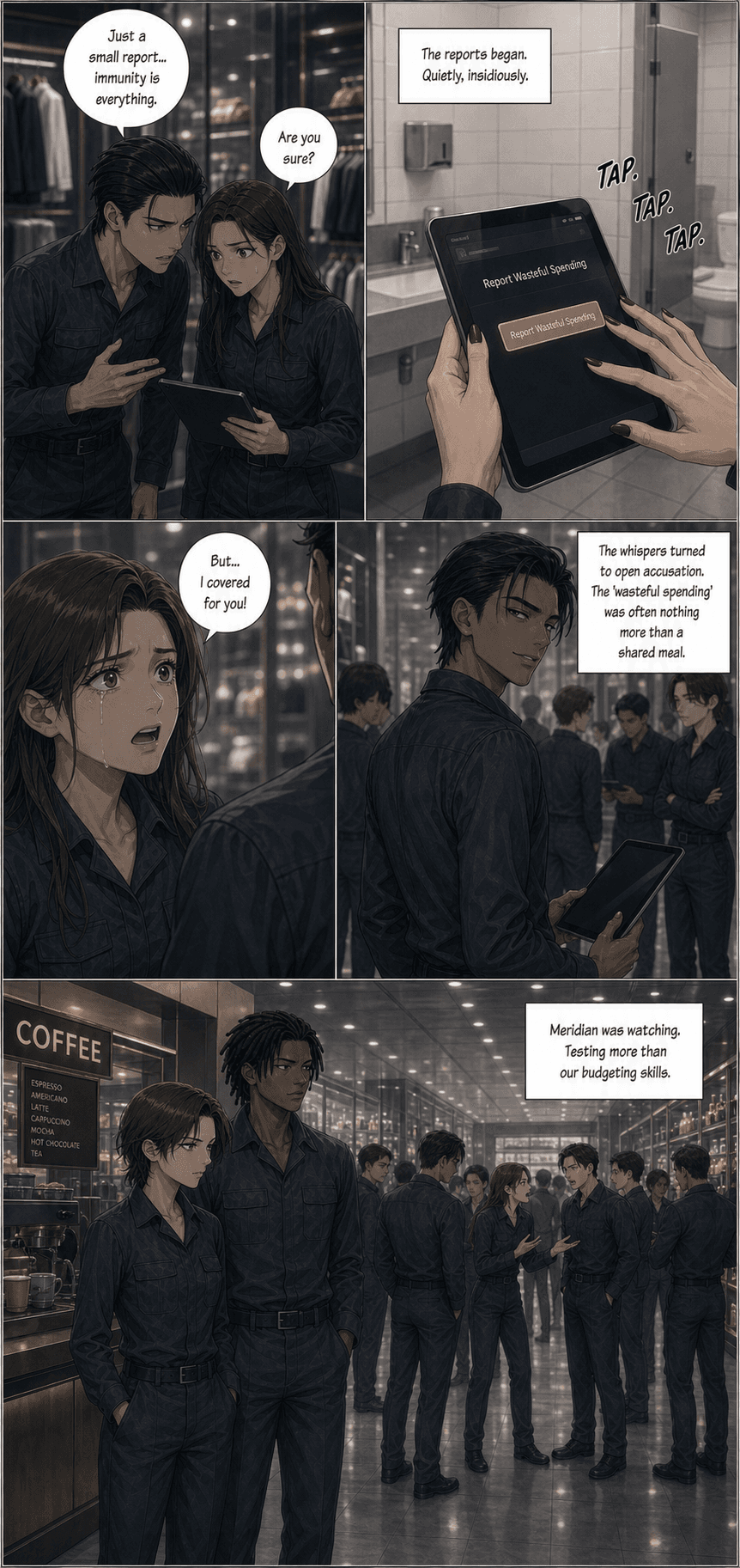 The Expense Report, page 4 of 8, Manhwa style