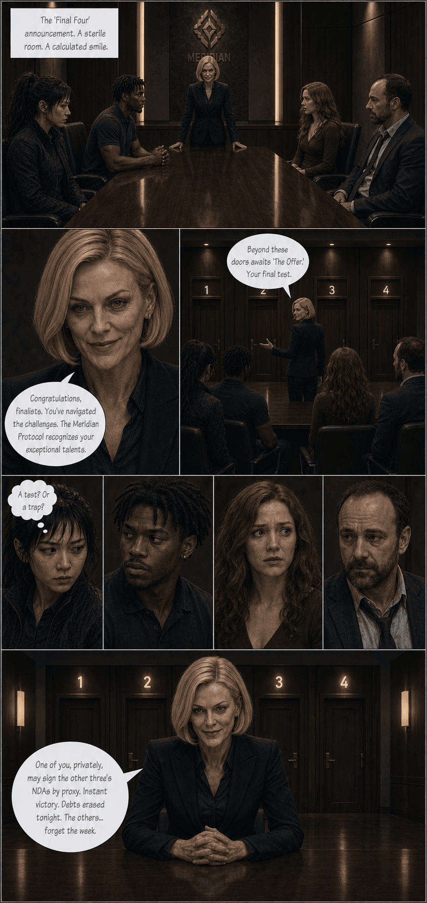 The Offer, page 3 of 8, Manhwa style