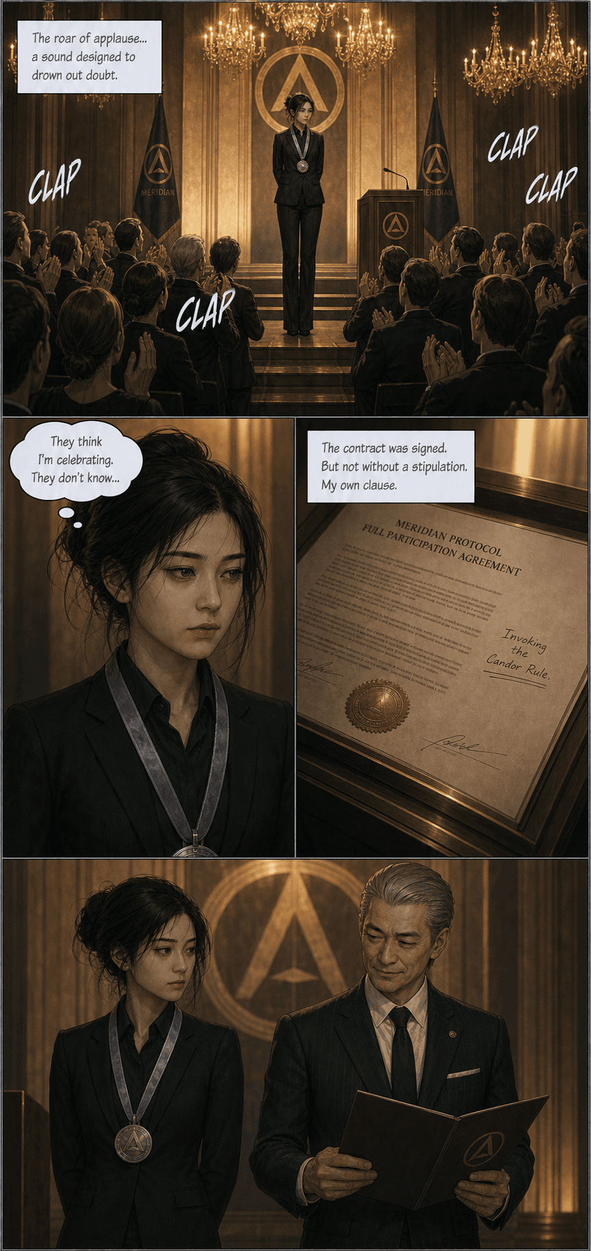 The Ledger, page 1 of 9, Manhwa style