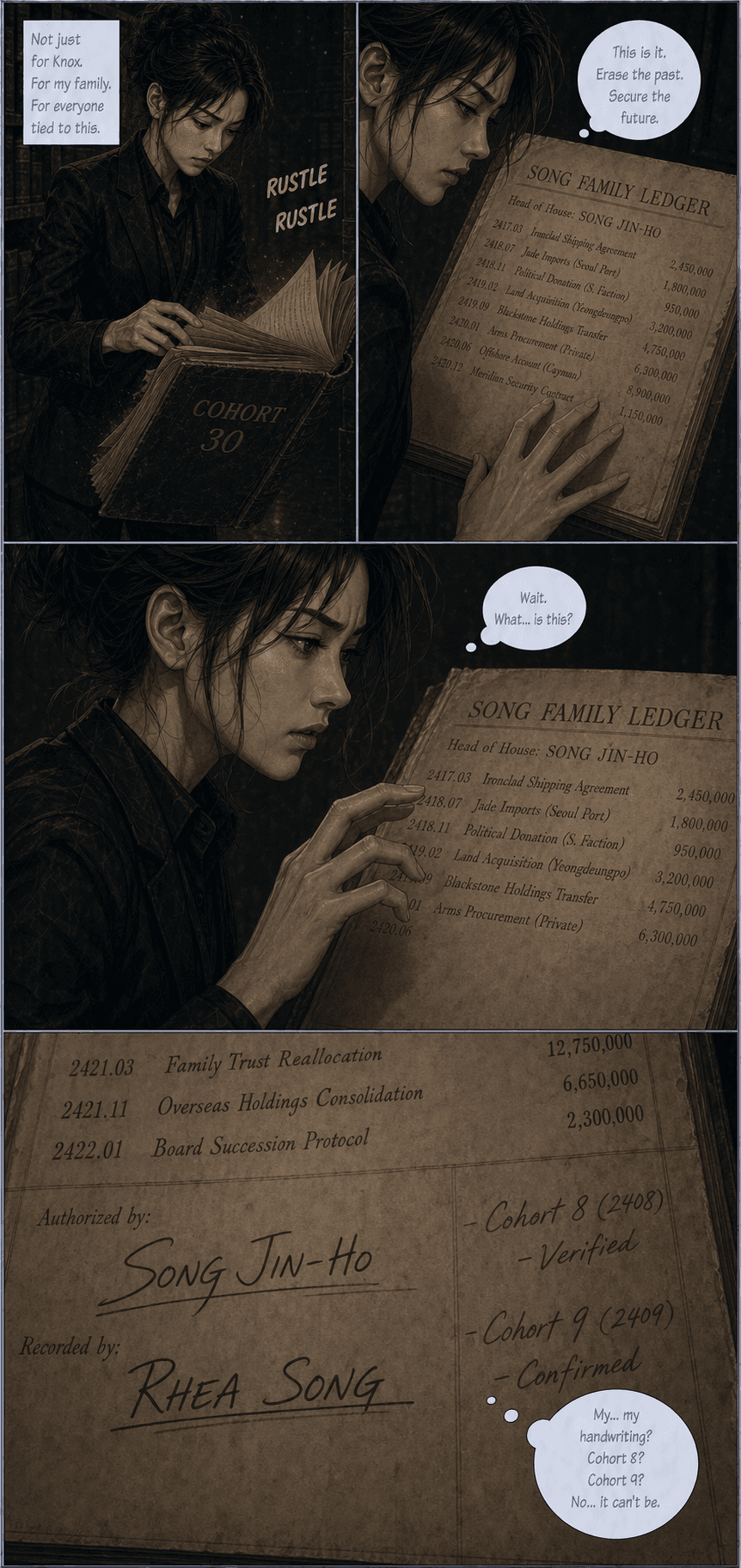 The Ledger, page 7 of 9, Manhwa style