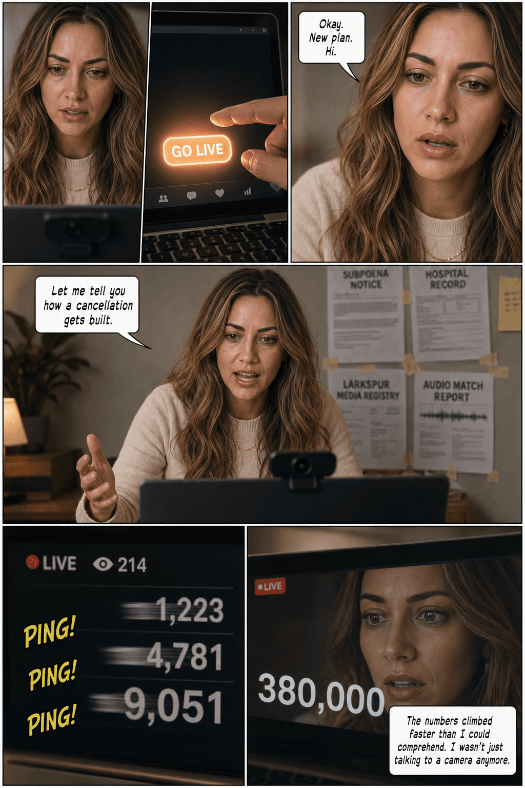 Going Live, page 5 of 9, Realism 2.0 style