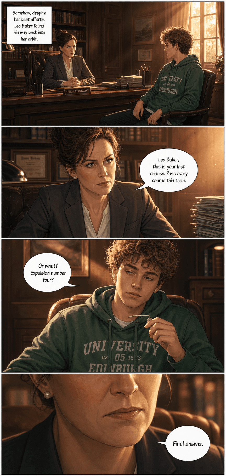 The Napkin Contract, page 3 of 9, Romance Webtoon style