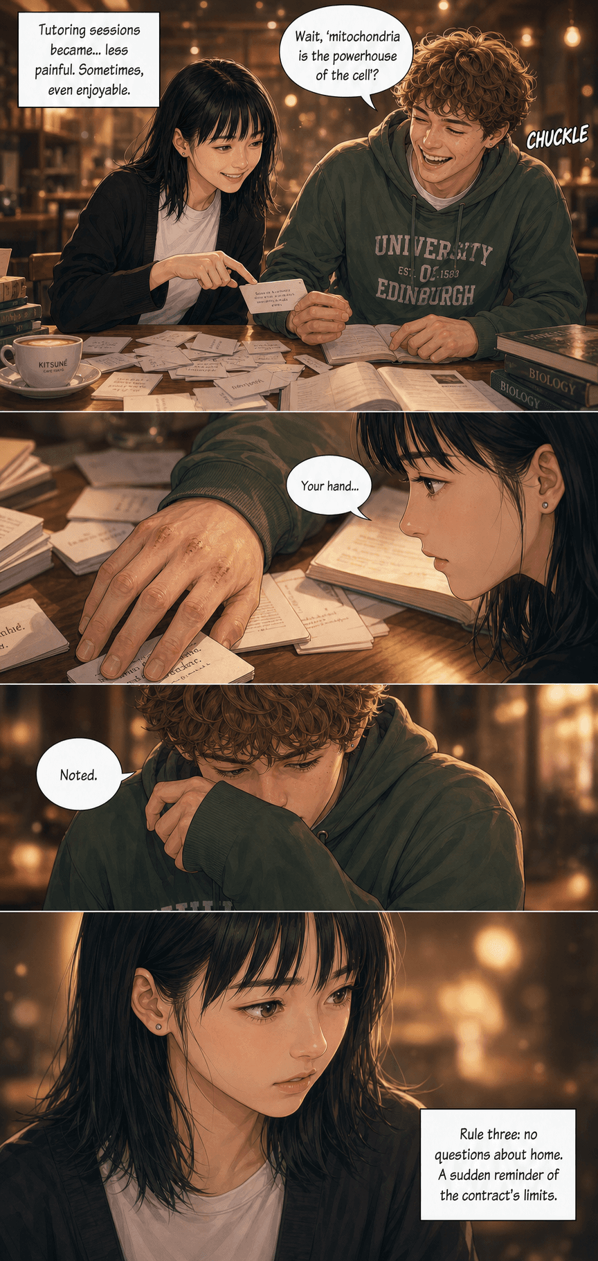 The Napkin Contract, page 8 of 9, Romance Webtoon style