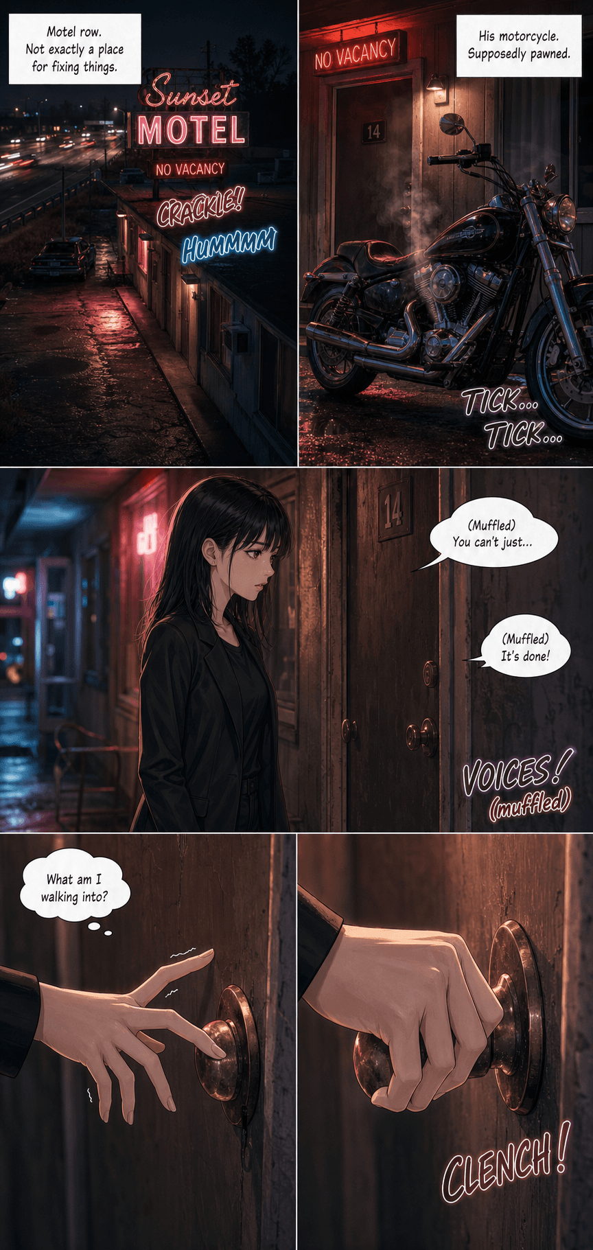 Receipts, page 8 of 8, Romance Webtoon style