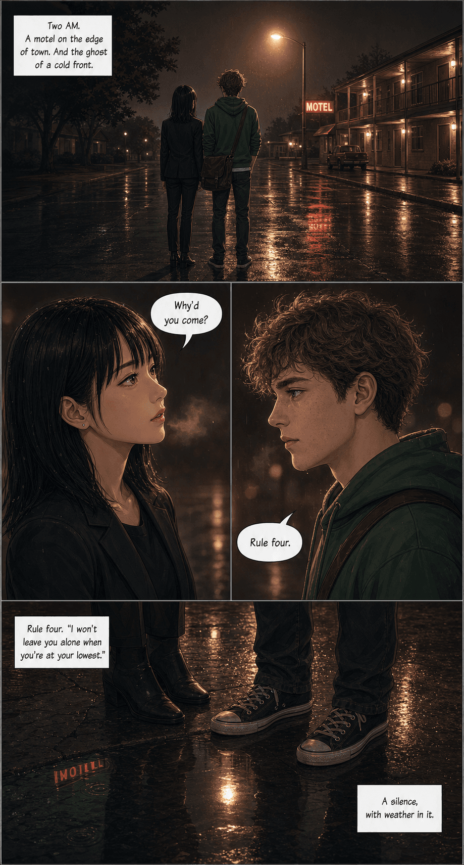 Say My Name, page 3 of 9, Romance Webtoon style