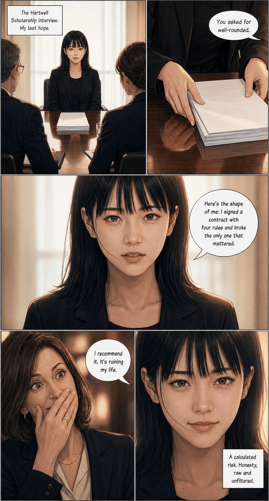 Say My Name, page 4 of 9, Romance Webtoon style