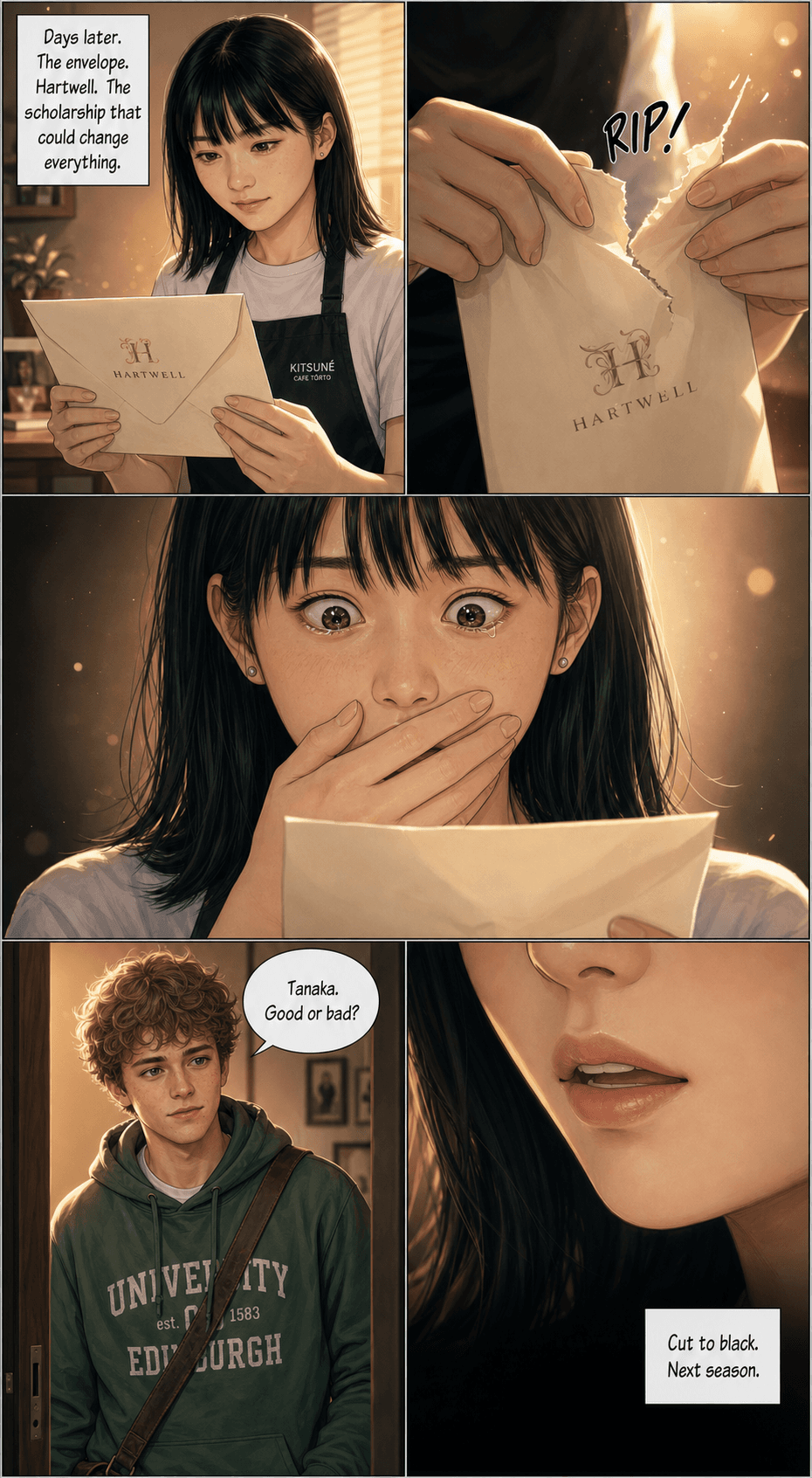 Say My Name, page 9 of 9, Romance Webtoon style