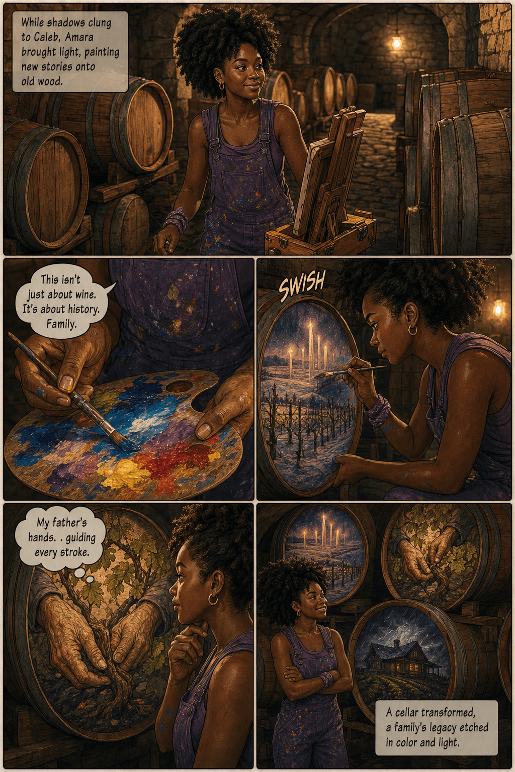Barrel Heads, page 3 of 8, Love Story style