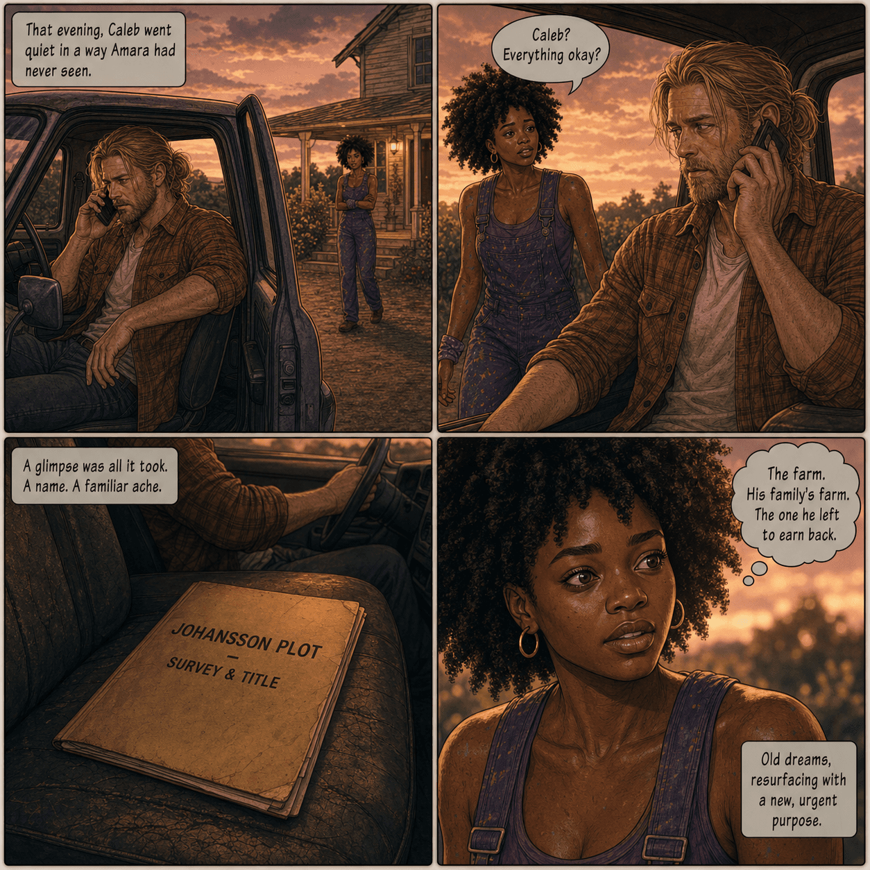 Barrel Heads, page 6 of 8, Love Story style
