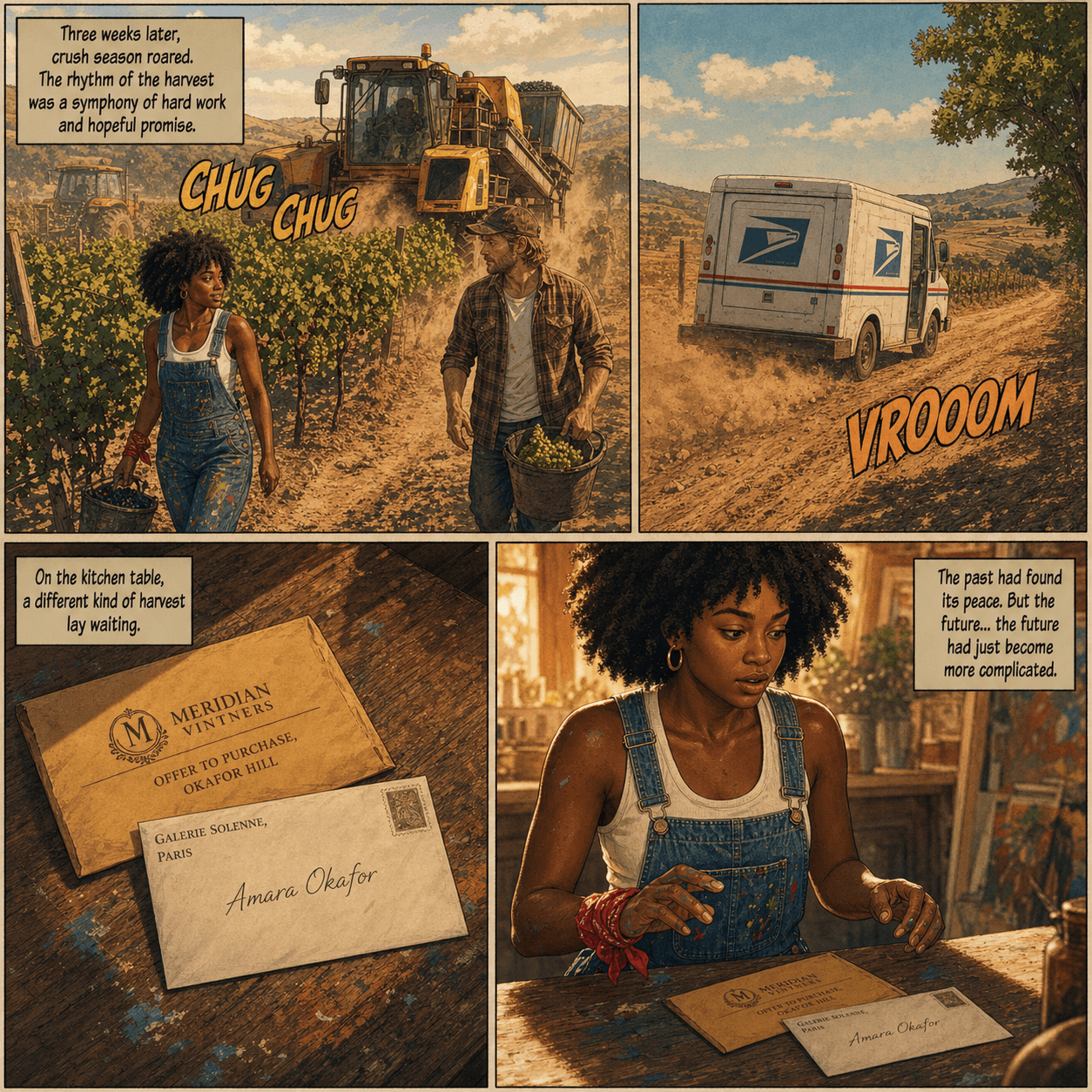 Two Shoeboxes, page 8 of 9, Love Story style