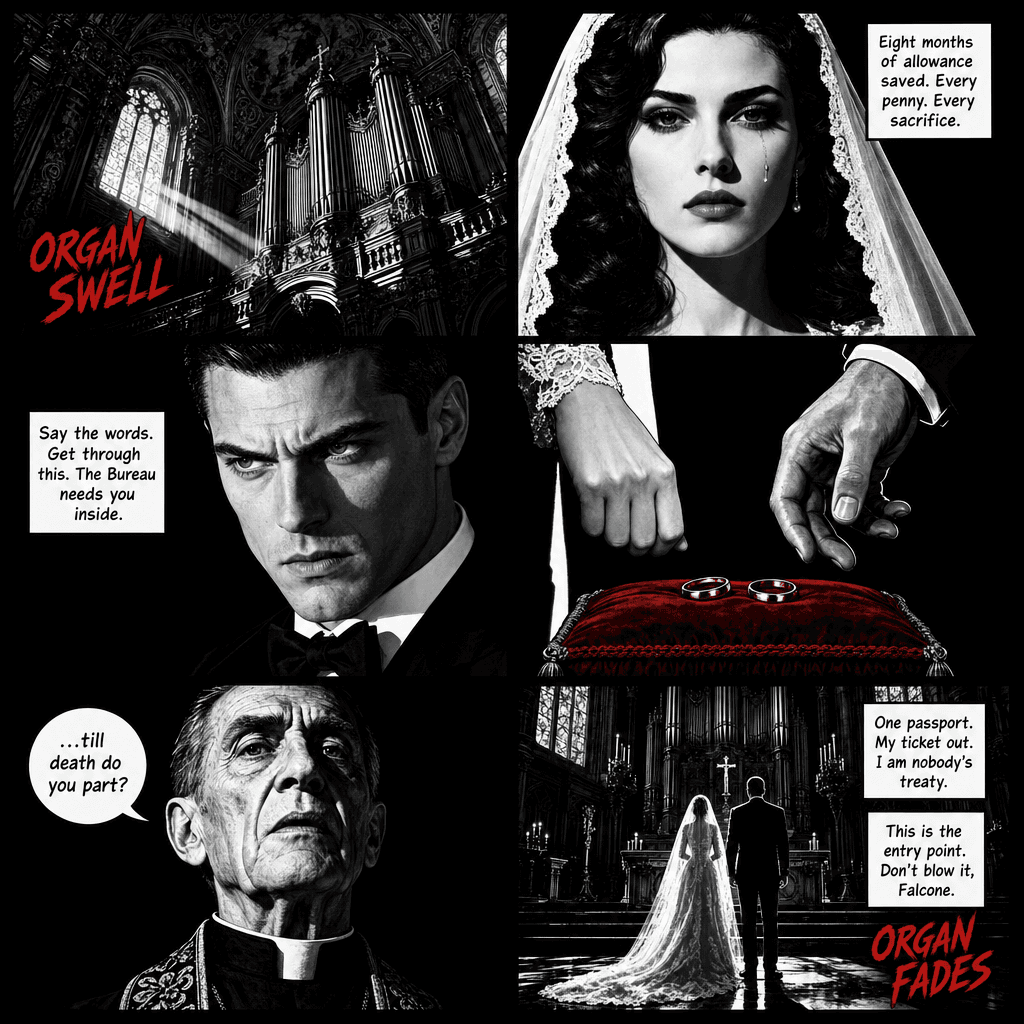 Something Borrowed, page 1 of 9, Crimson Noir style