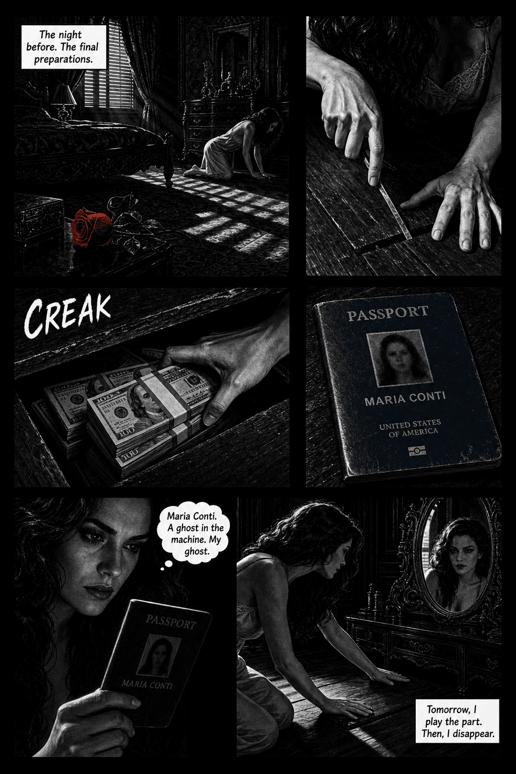 Something Borrowed, page 3 of 9, Crimson Noir style