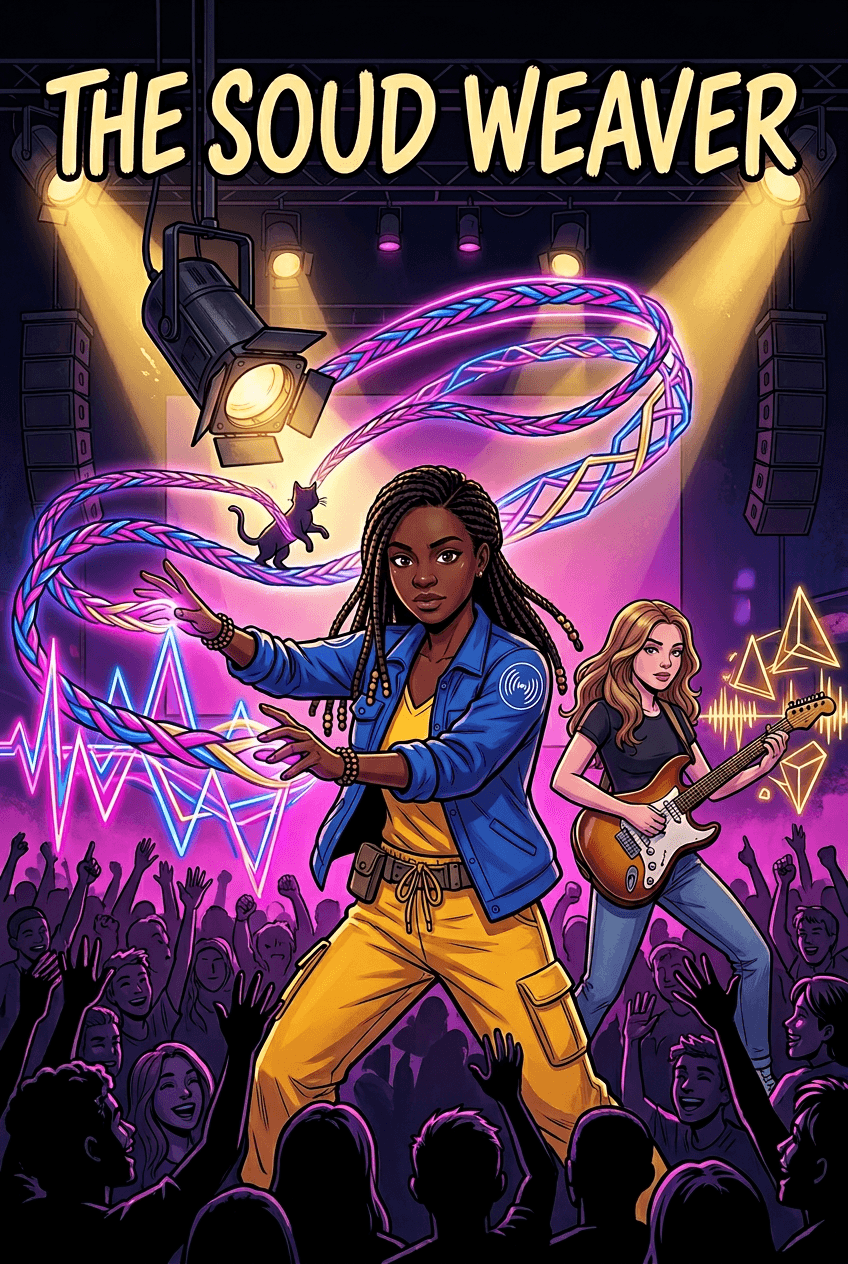 The Sound Weaver, a 5-page comic made with Comikaze